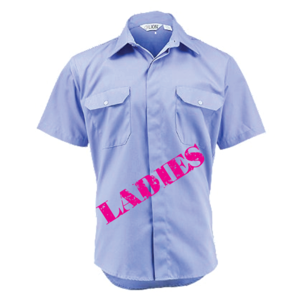 LADIES SHORT SLEEVE UNIFORM SHIRT (CREW ONLY )