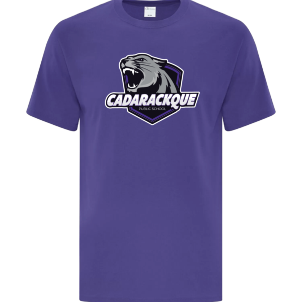 Cadarackque Cotton Tee Shirt with Large Logo